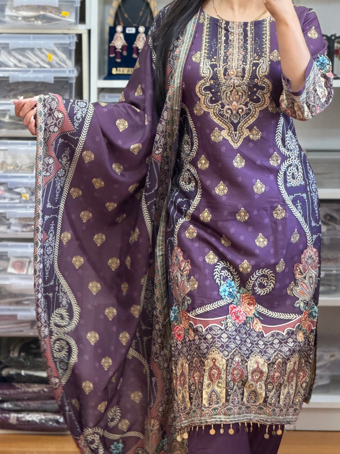 Beautiful deep plum/wine purple suit