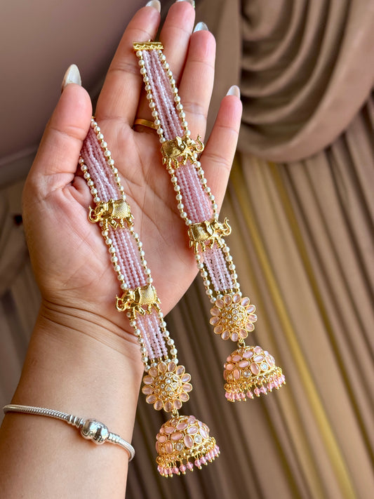 Premium jhumki with attached sehare