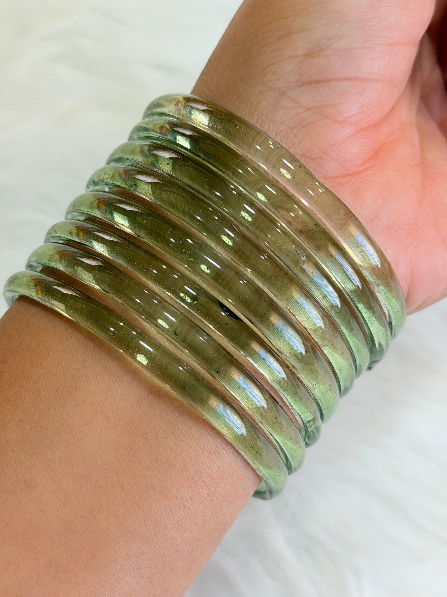 Jelly bangles (Set of 8 bangles )