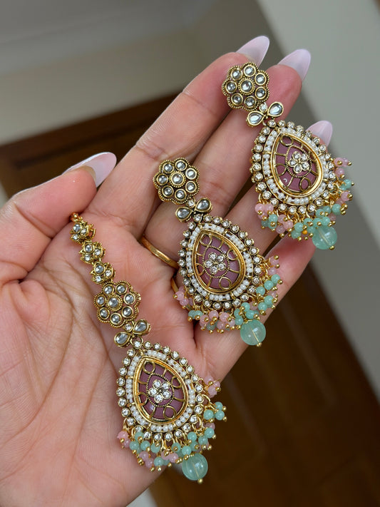 Kundan earrings
