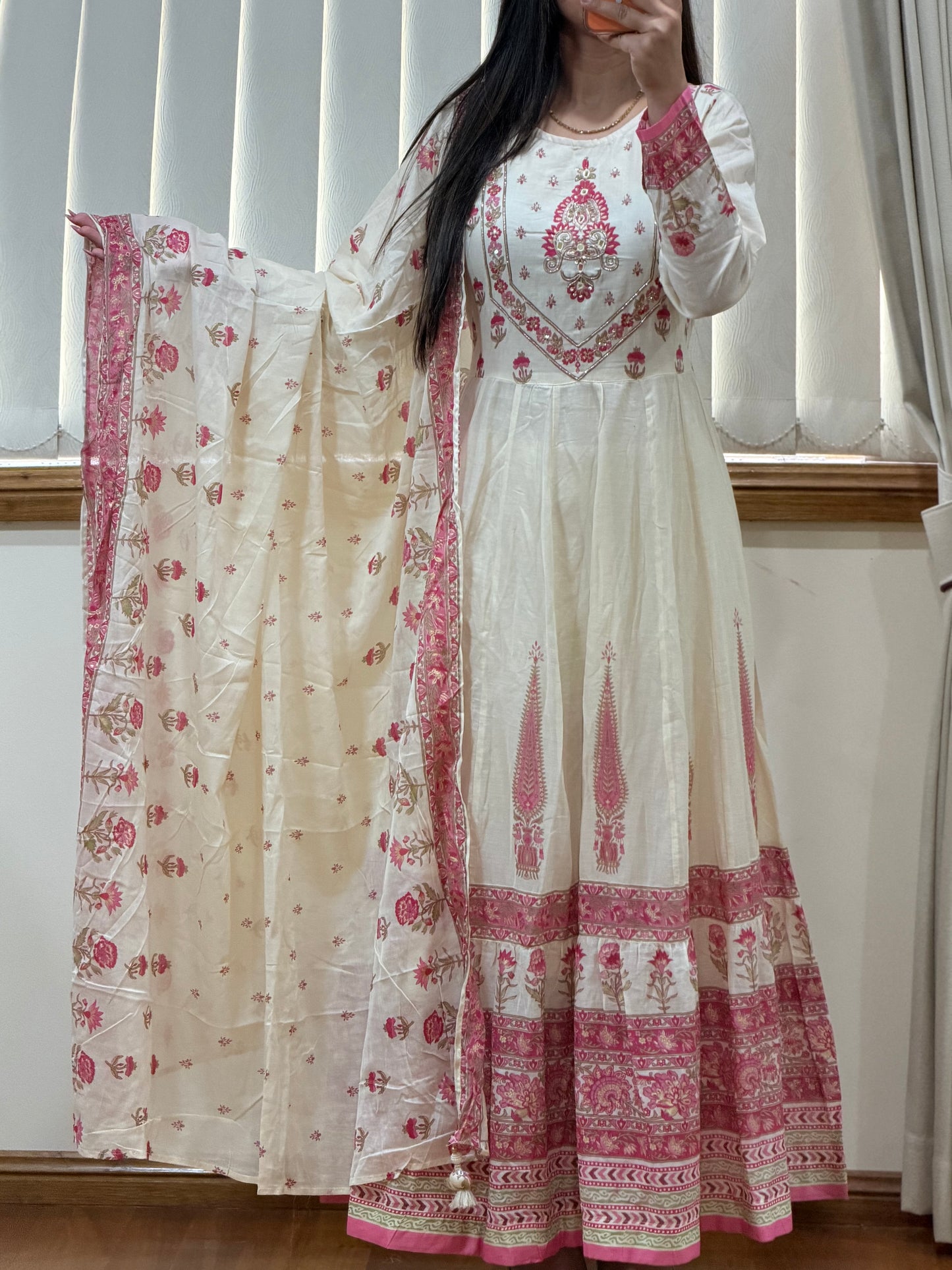Premium Cotton anarkali