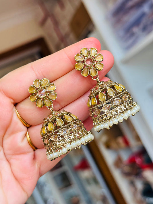 Small Polki jhumki