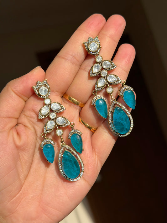 Premium moissanite earrings