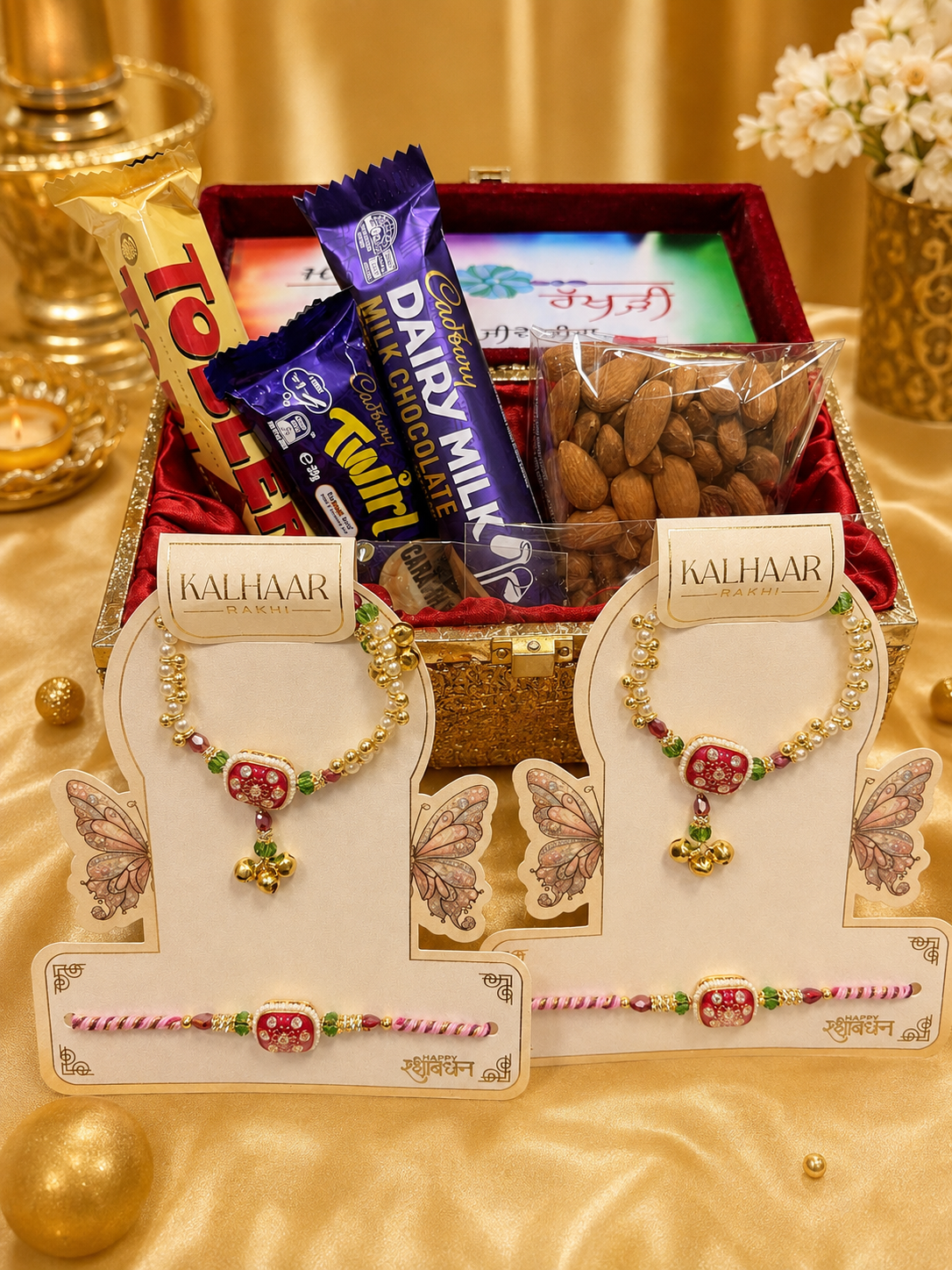 Premium Brother & Bhabhi Rakhi Gift Hamper