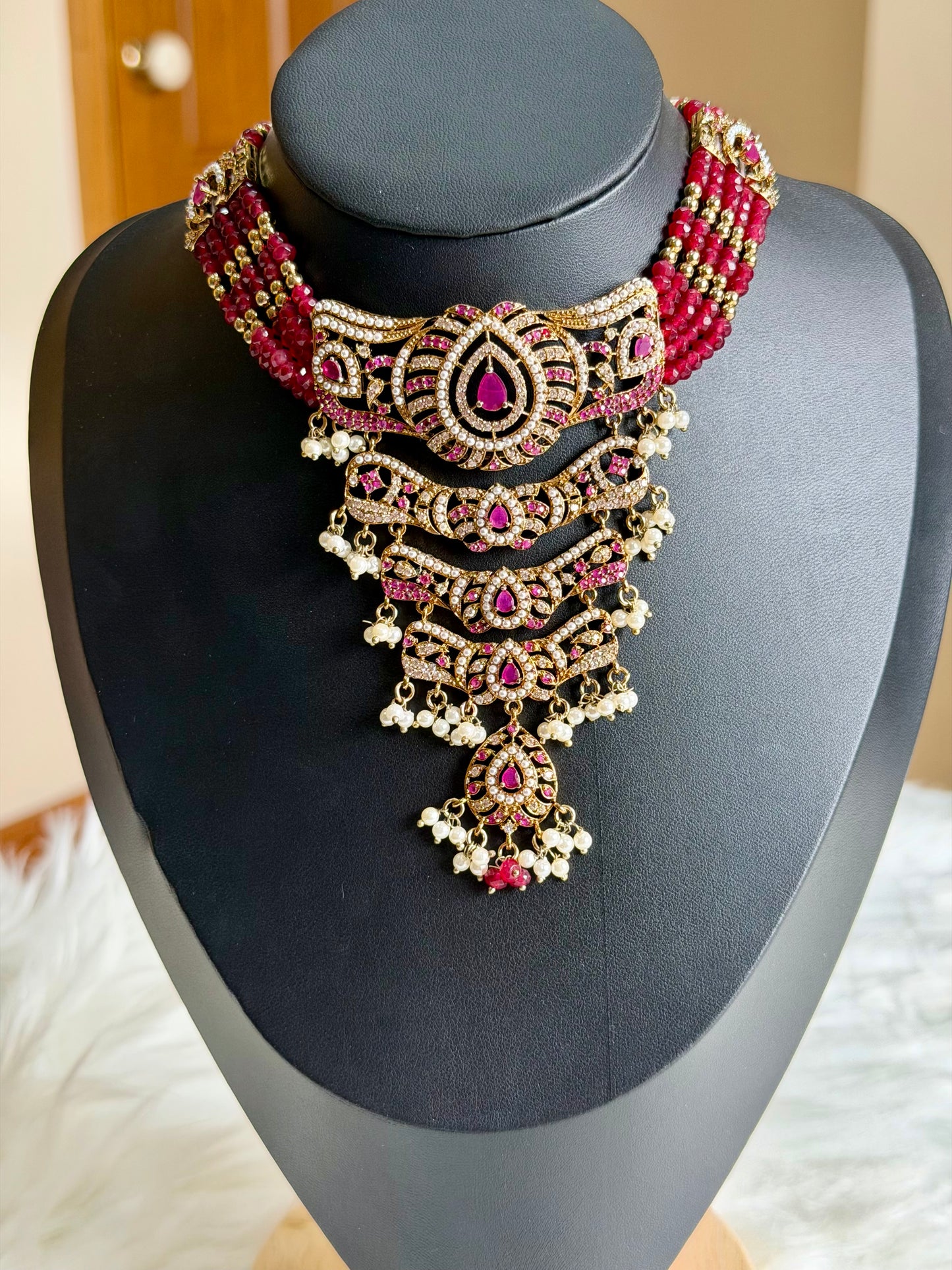 Premium Quality AD Necklace Set