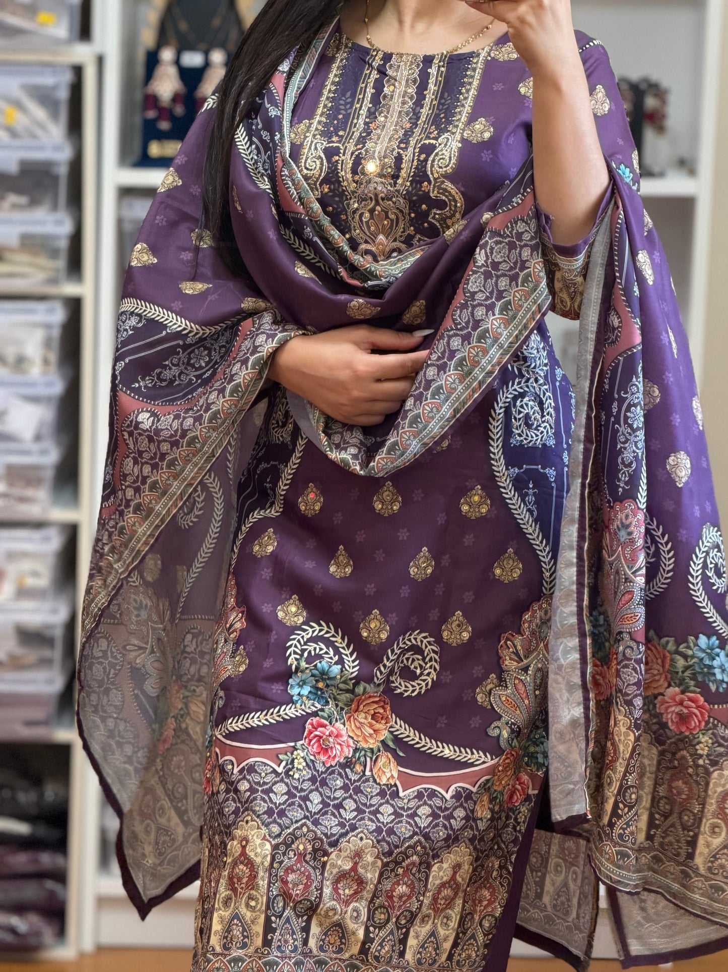 Beautiful deep plum/wine purple suit