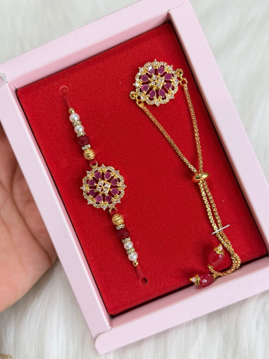 Brother bhabi rakhi combo