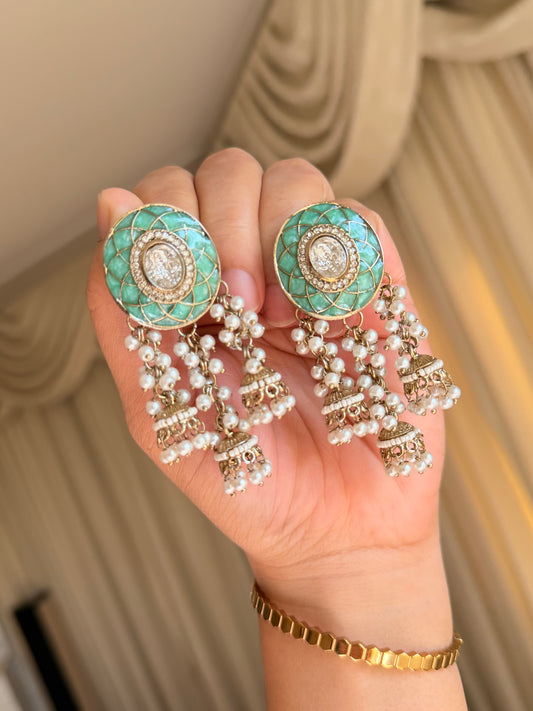 Kundan earrings