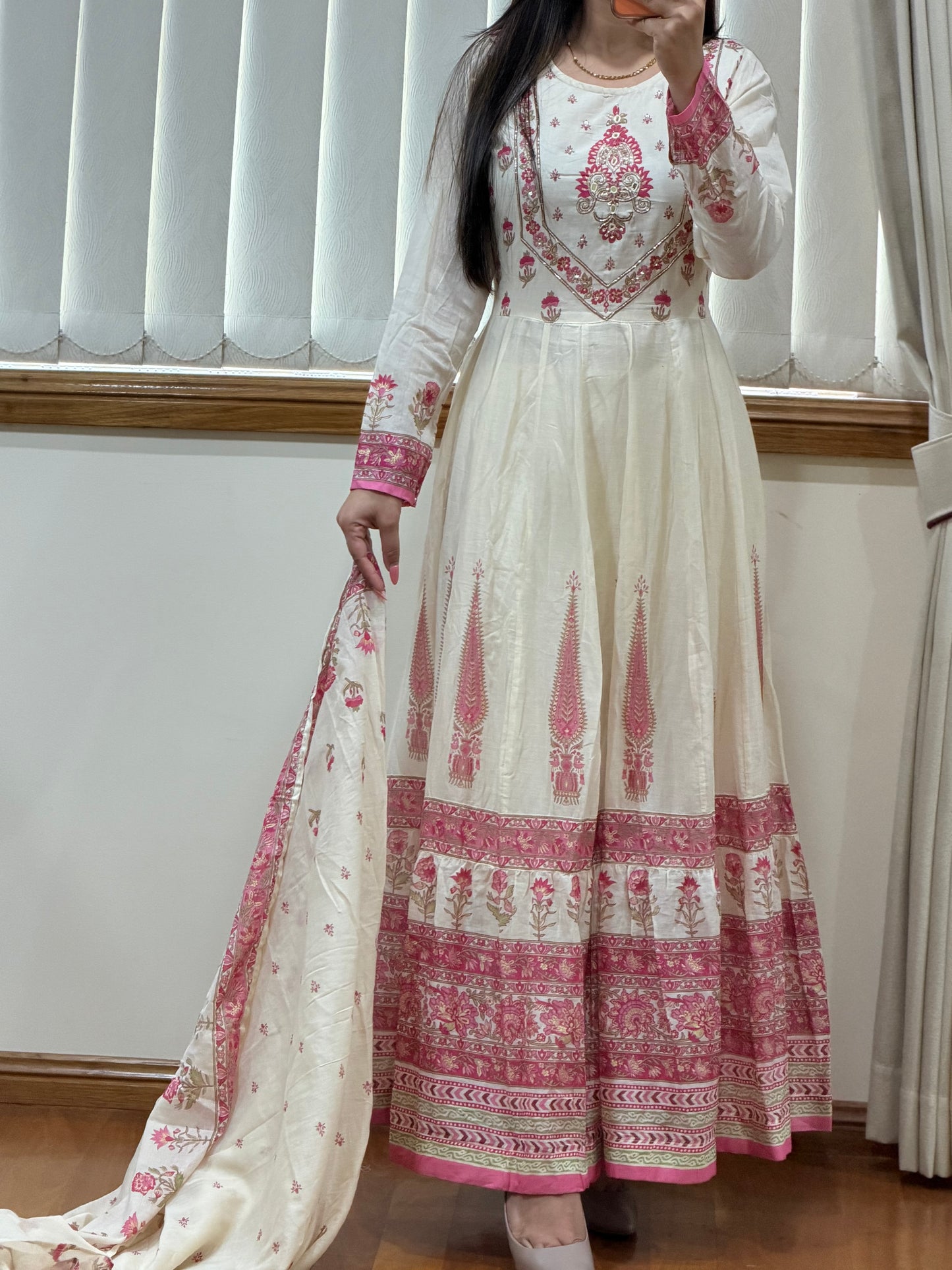 Premium Cotton anarkali
