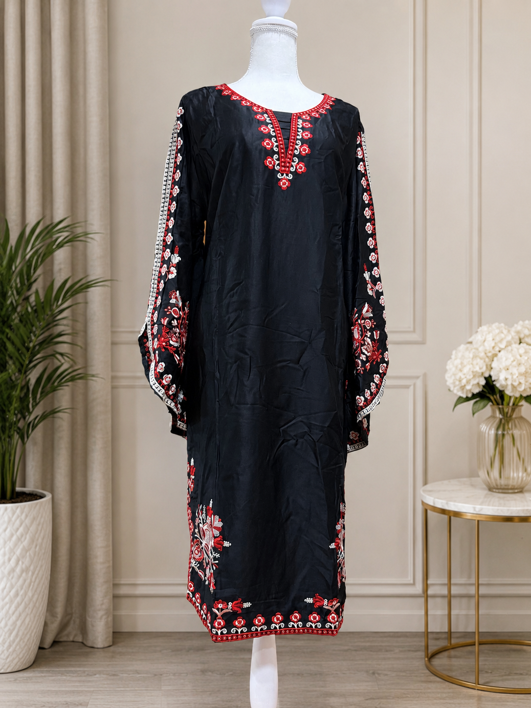 Premium Heavy Rayon Embroidered Suit Set