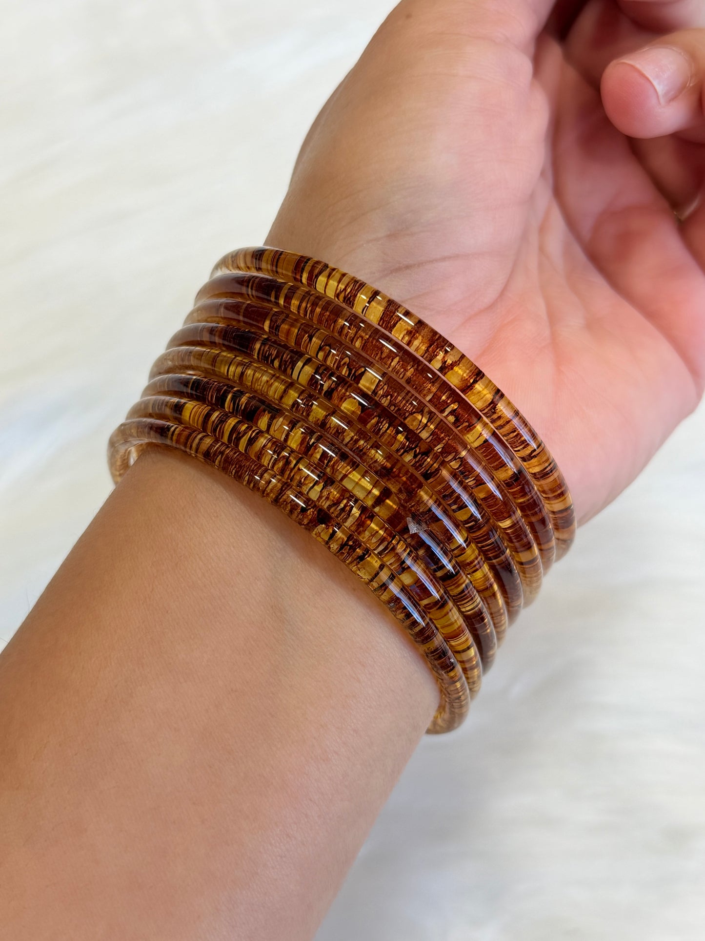 Jelly bangles (Set of 8 bangles )