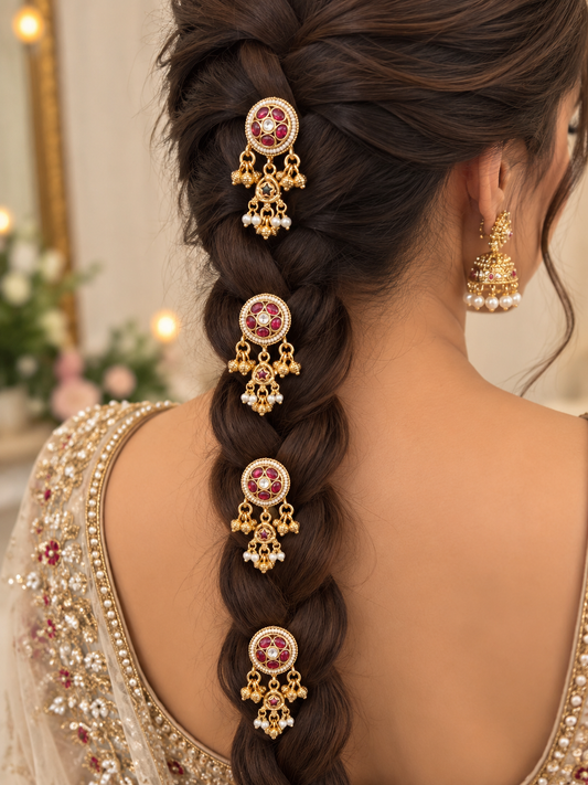 Designer Hair Pins for Braids