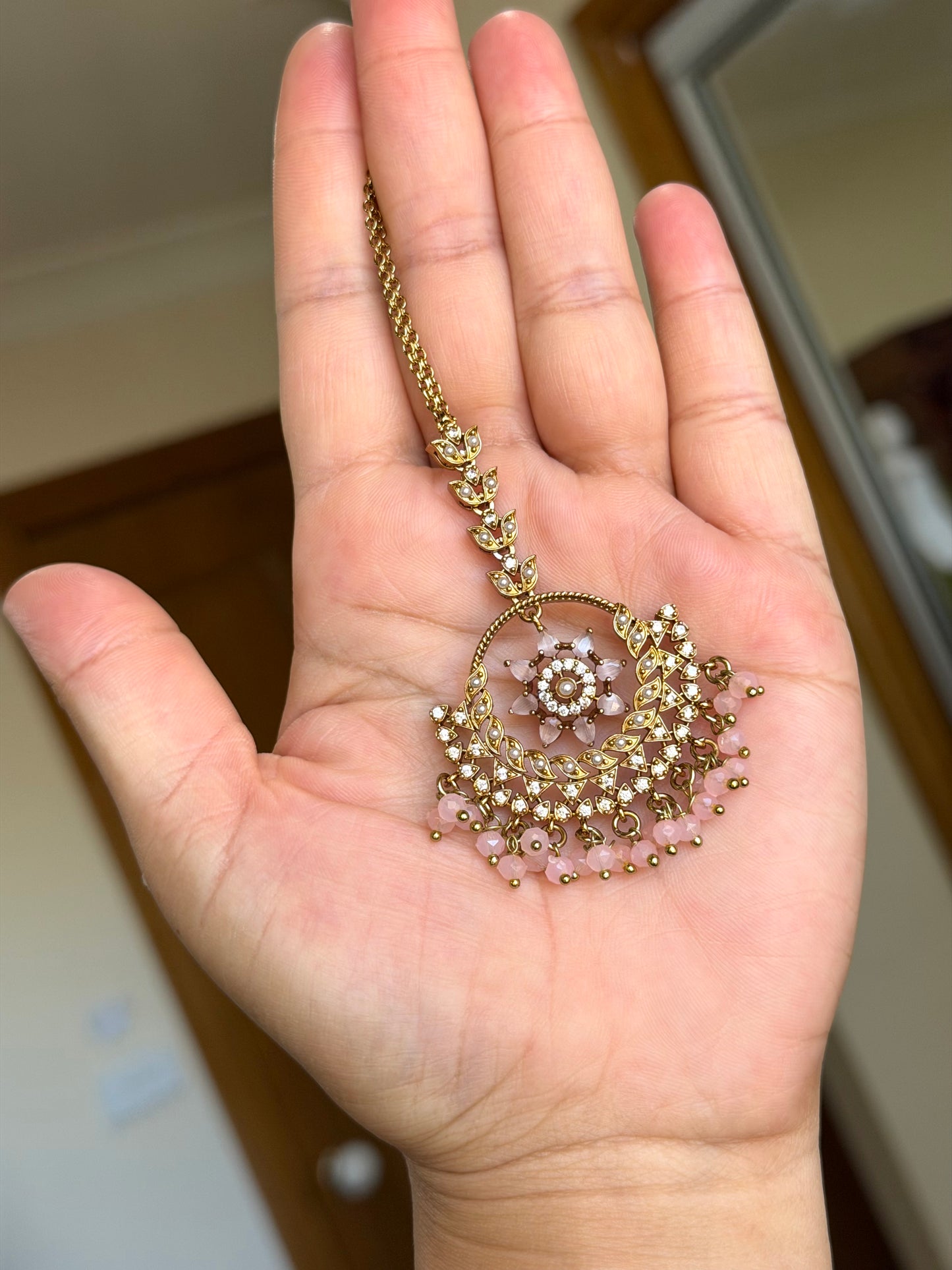 Ad chandbali earrings