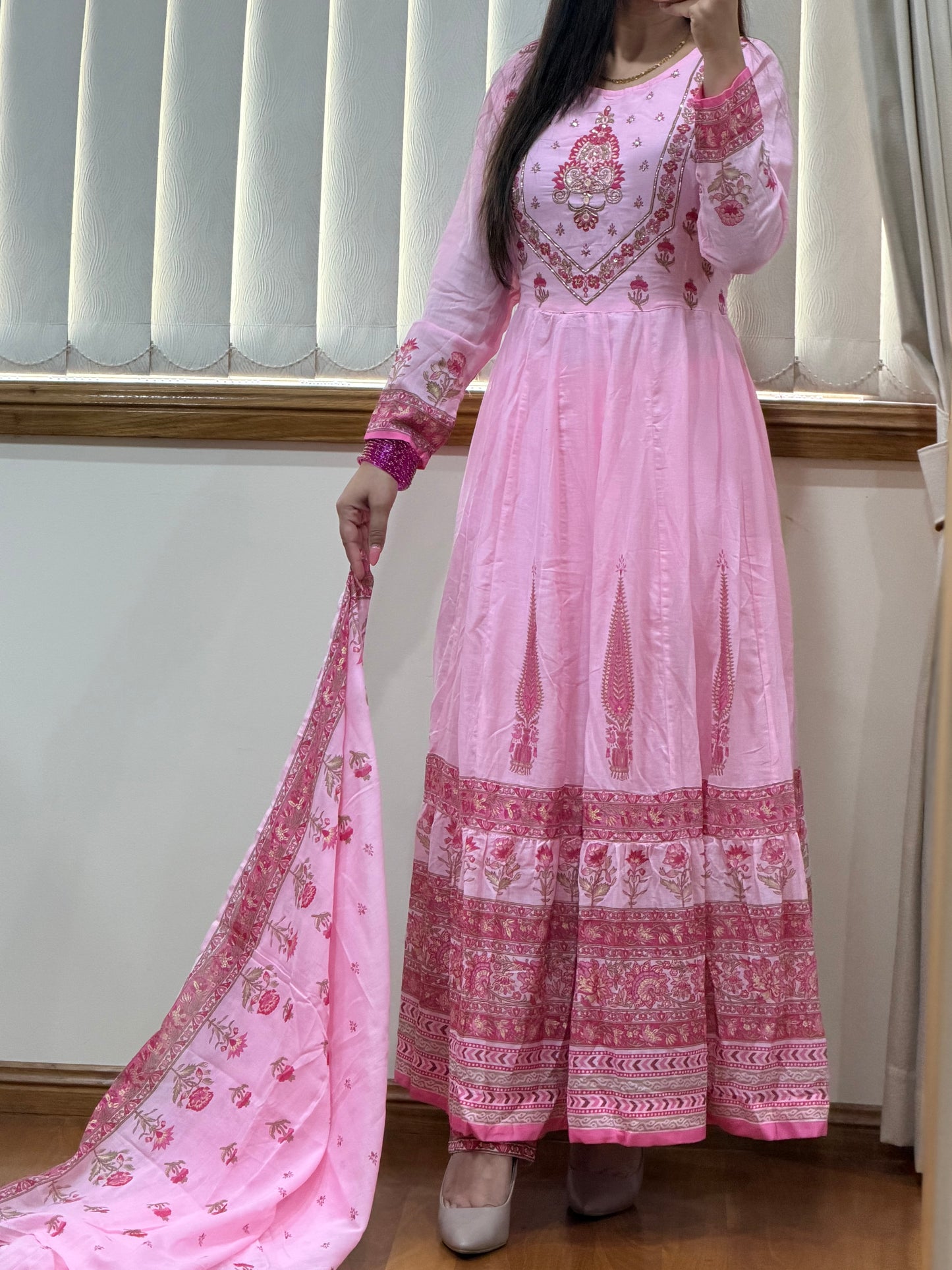 Premium Cotton anarkali