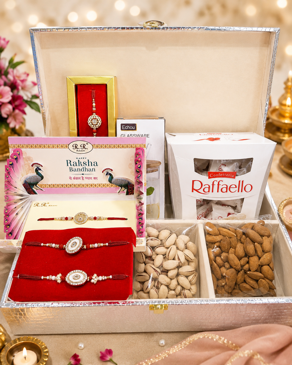 ✨ Premium Raksha Bandhan Luxury Hamper Box