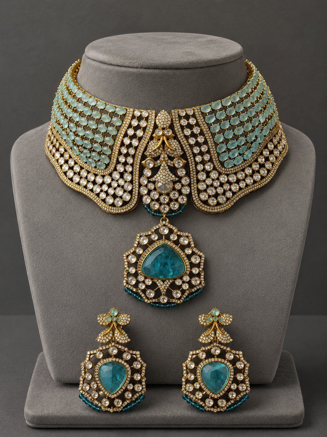 Premium Moissanite necklace Set