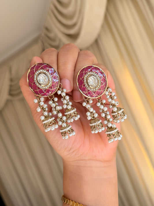 Kundan earrings