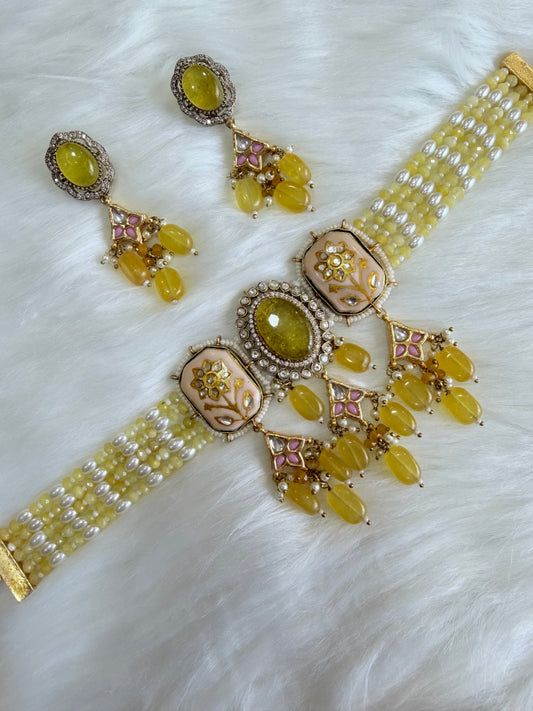 Premium moissanite necklace set