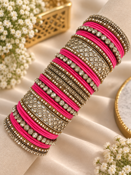 Polki bangles set