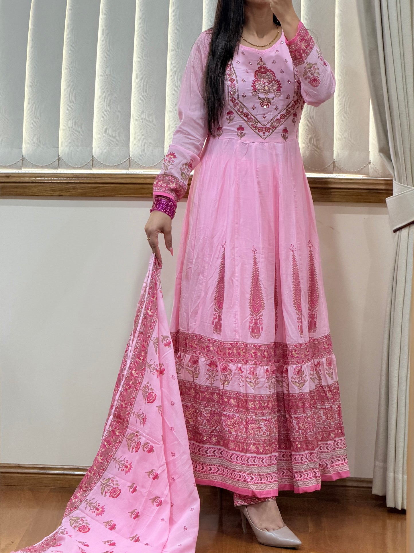Premium Cotton anarkali