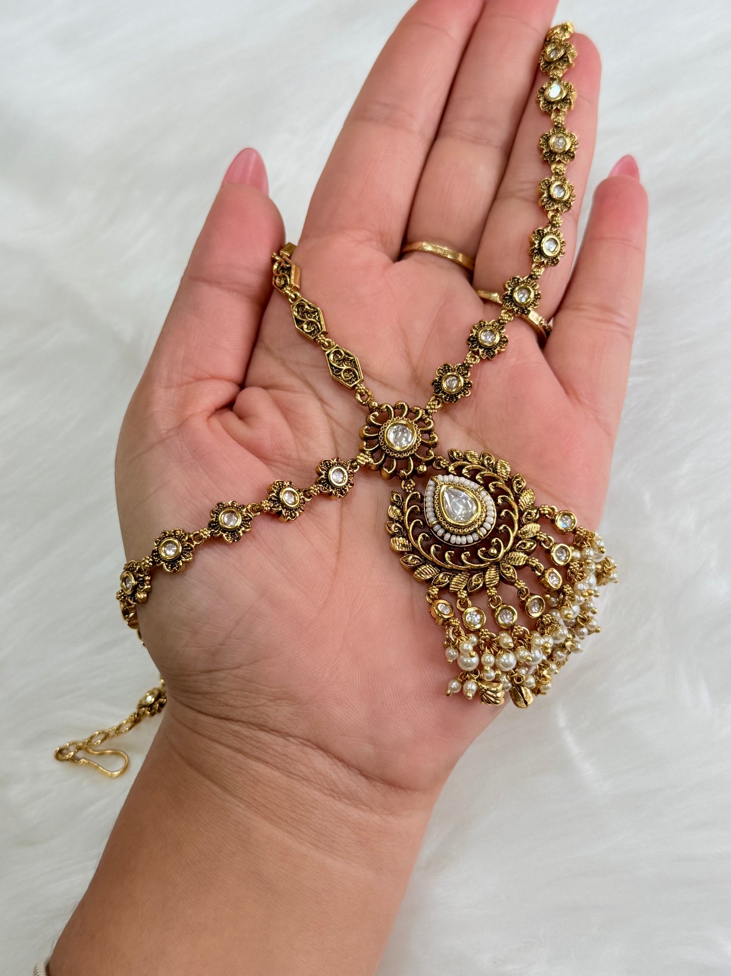 Royal gold look bridal set