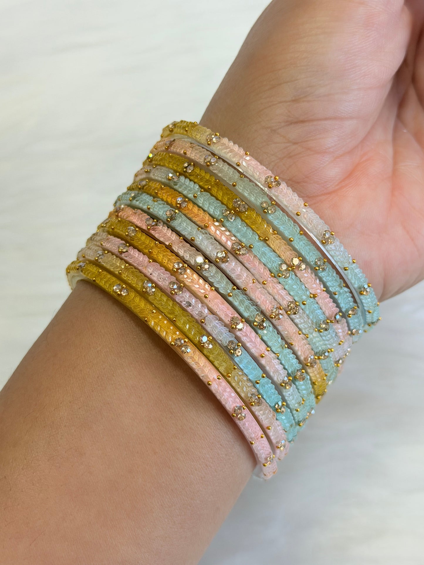 Glass bangles