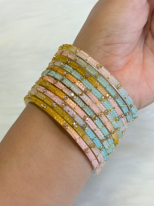 Glass bangles