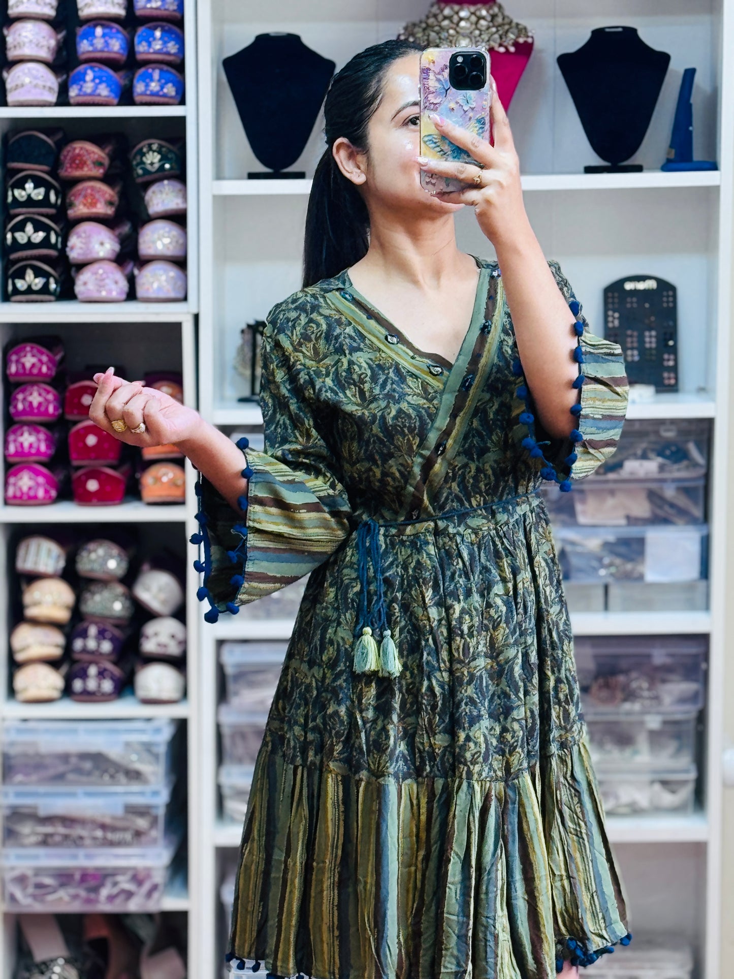 Pure cotton one piece dress