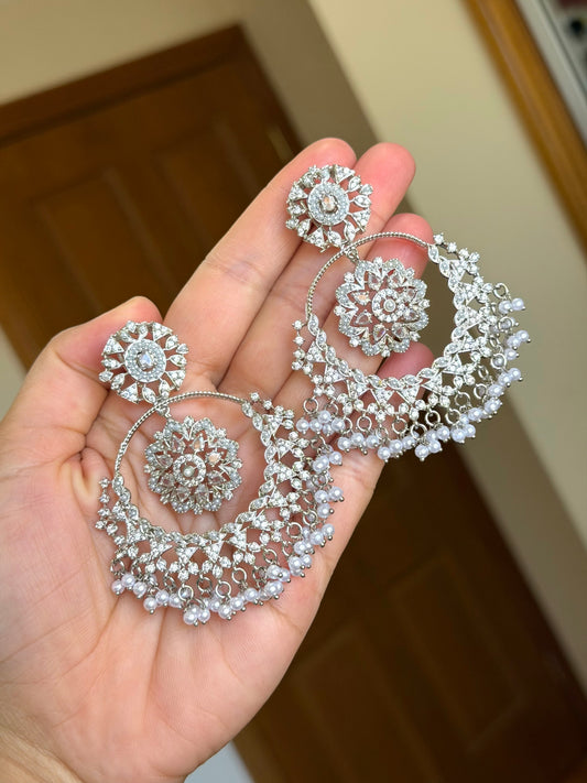Ad chandbali earrings