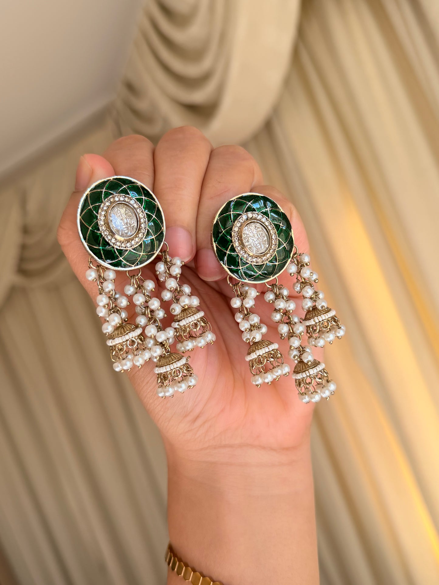 Kundan earrings