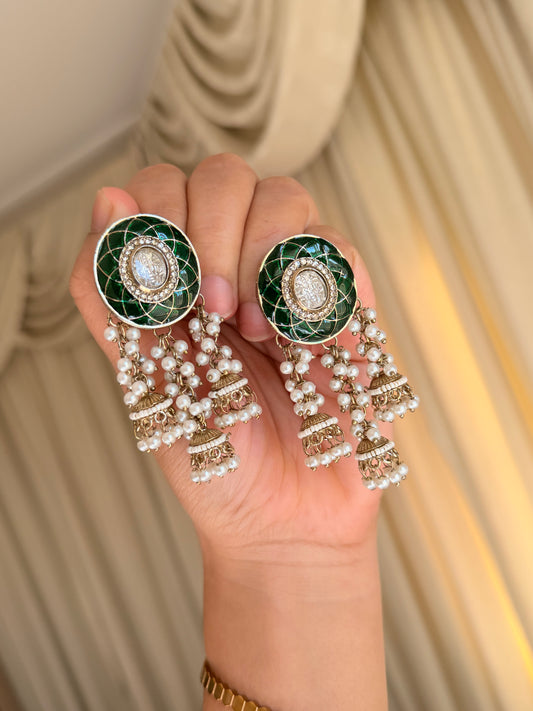 Kundan earrings