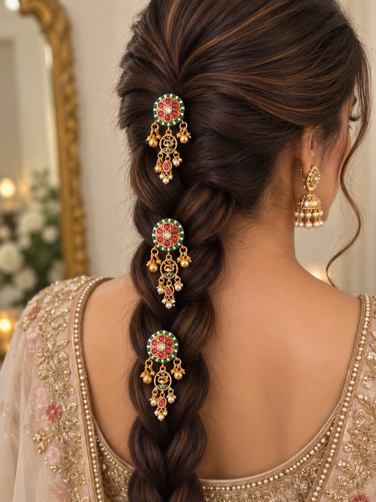 Designer Hair Pins for Braids