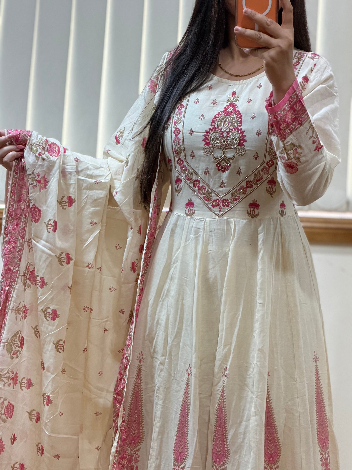 Premium Cotton anarkali