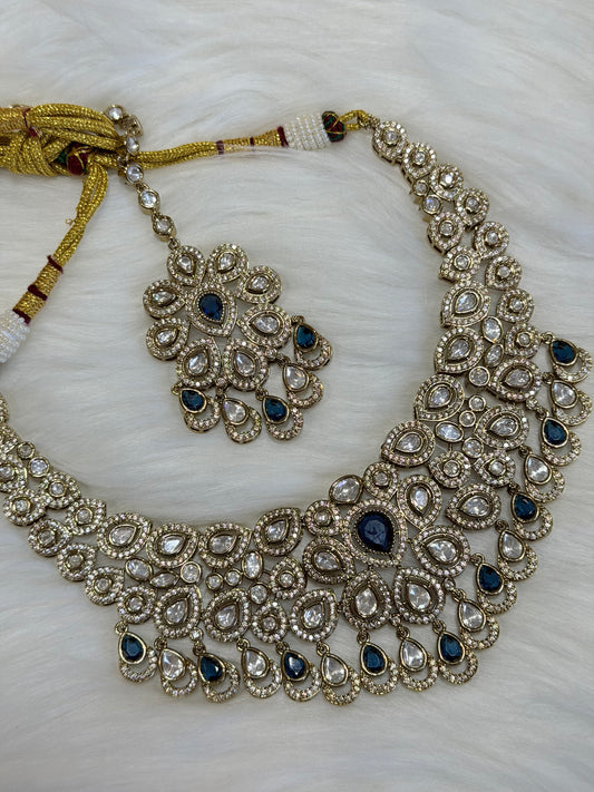 Moissanite necklace set