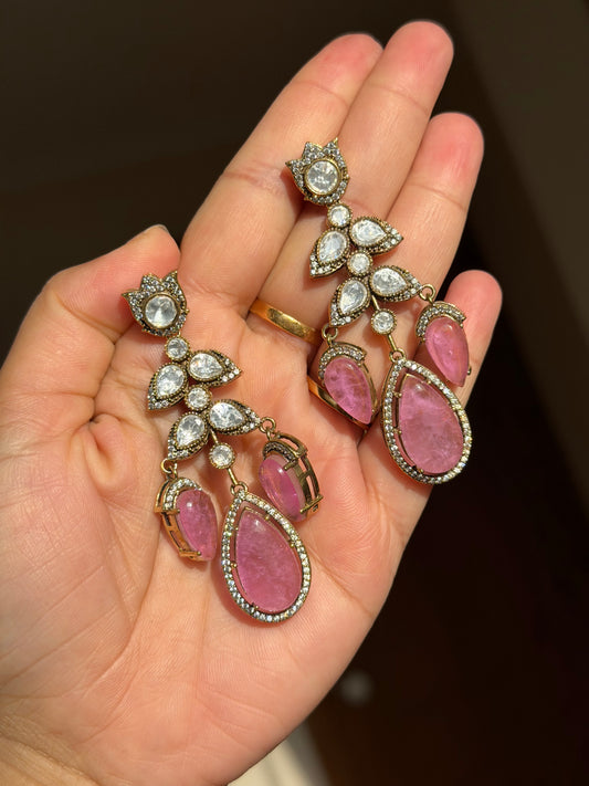 Premium moissanite earrings