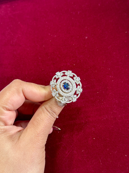 Ad adjustable ring( blue colour)
