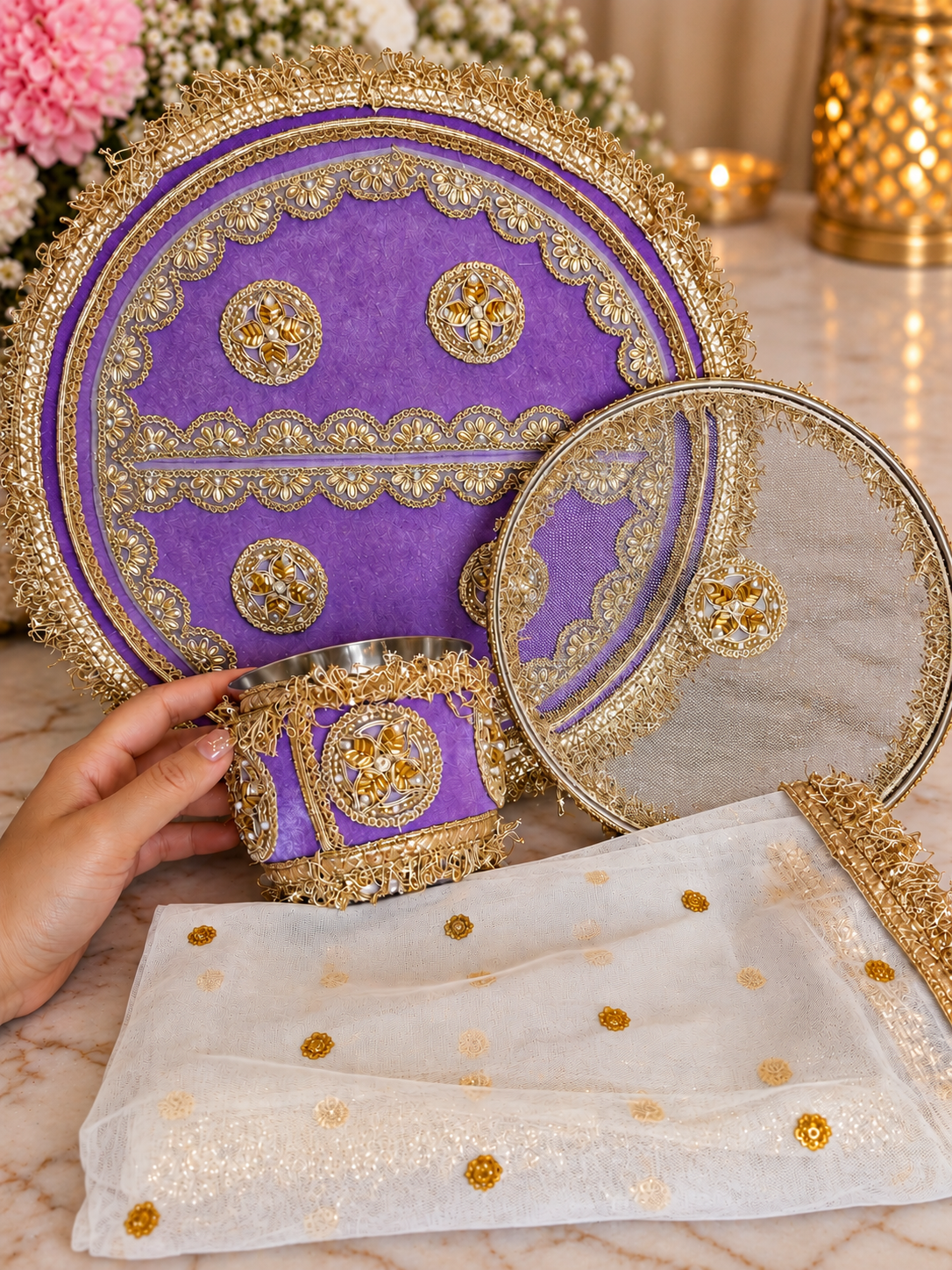 Karwa chauth thali set