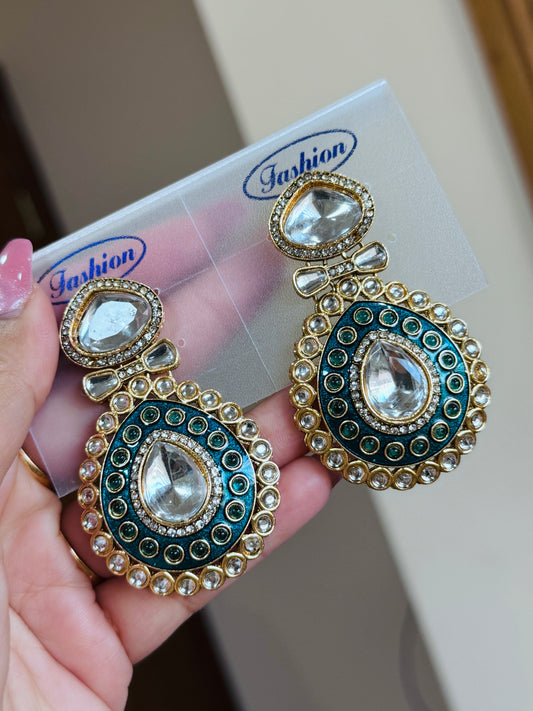 Kundan earrings