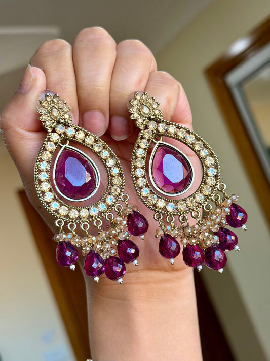 Kundan earrings