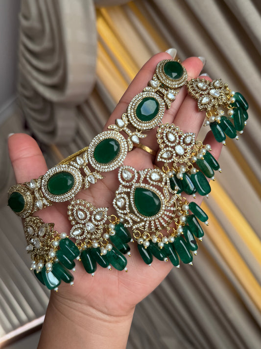 Premium moissanite necklace set