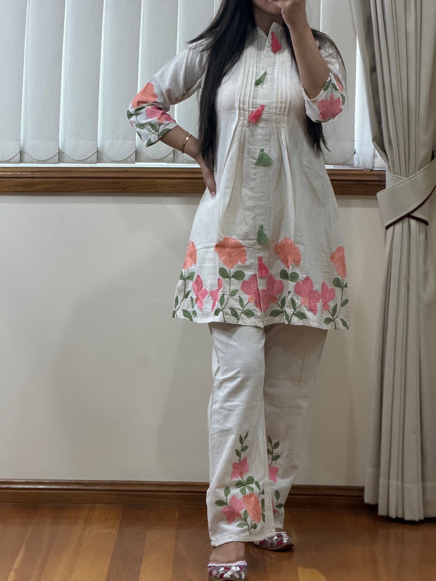 Khadi cotton cord set