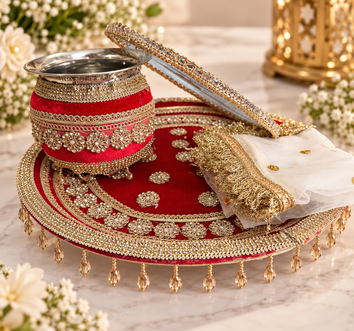 Karwa chauth thali set