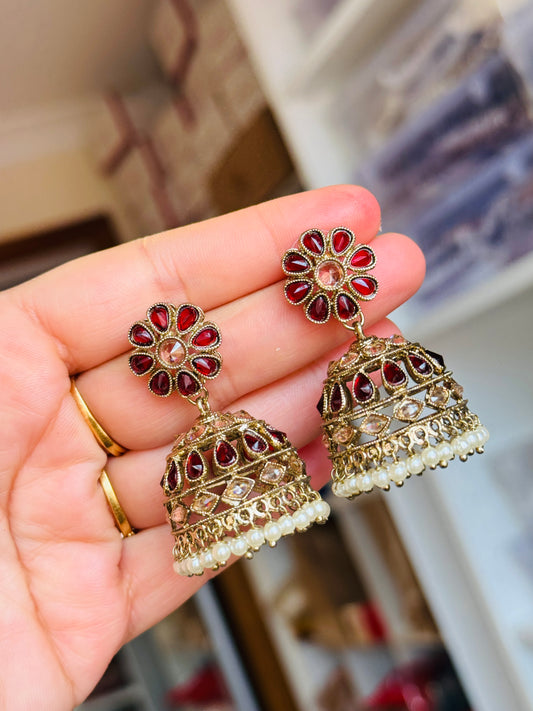 Small Polki jhumki