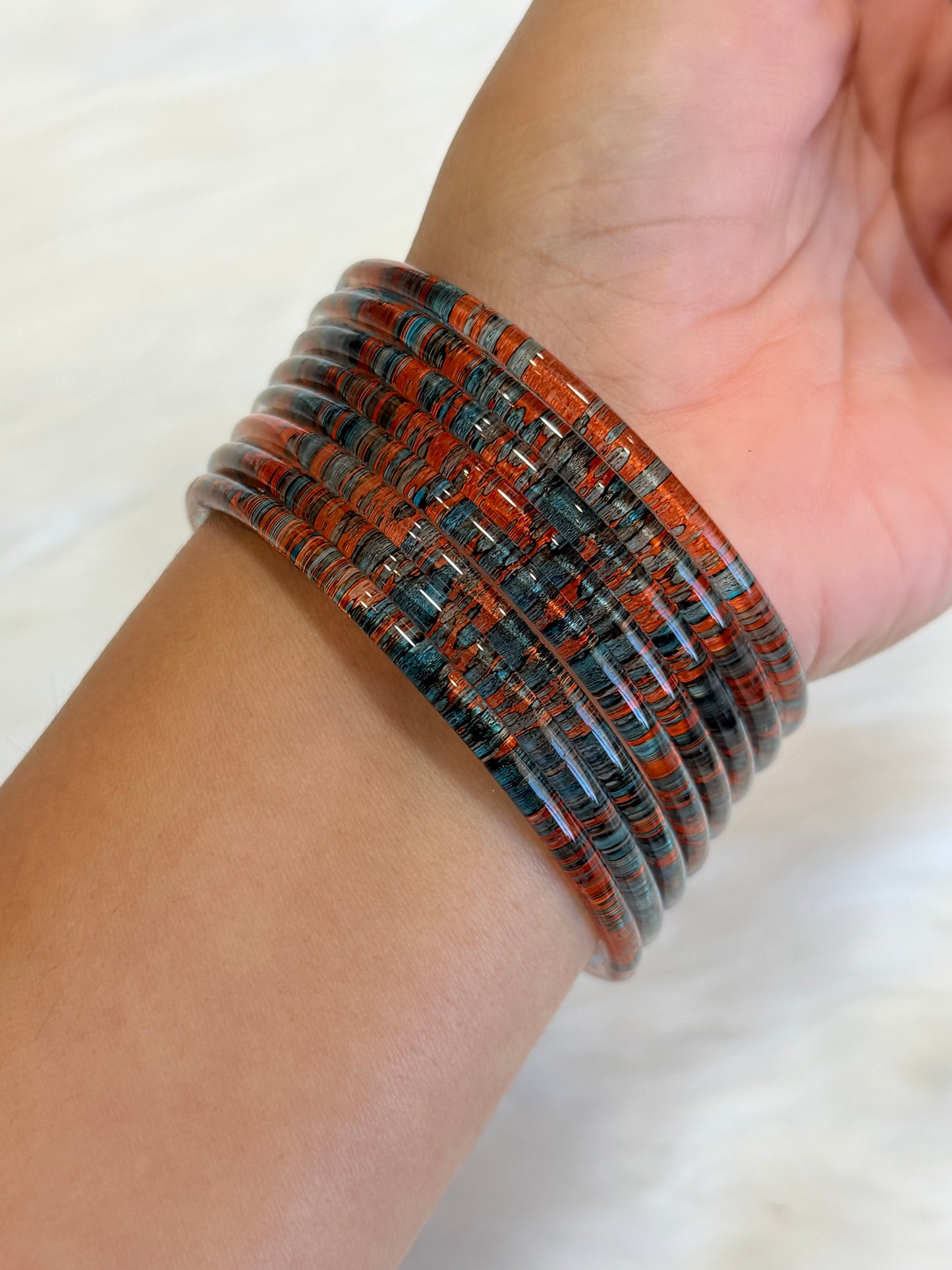 Jelly bangles (Set of 8 bangles )