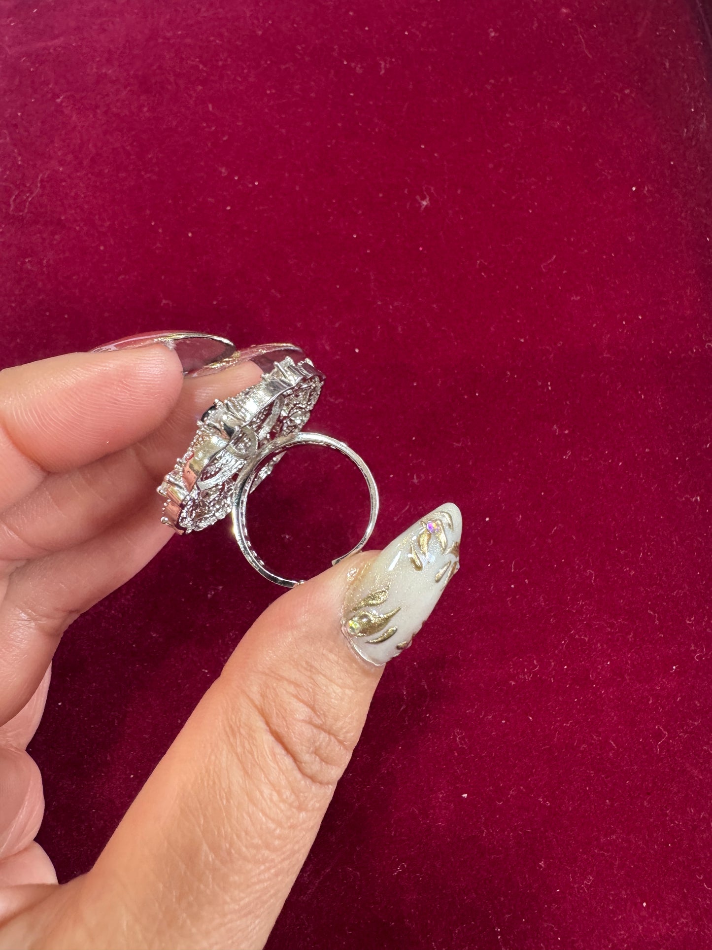 Ad adjustable ring( blue colour)