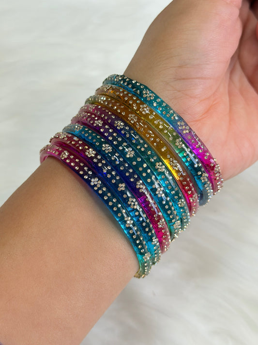 Glass bangles