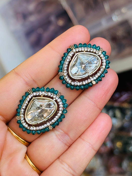 Kundan studs