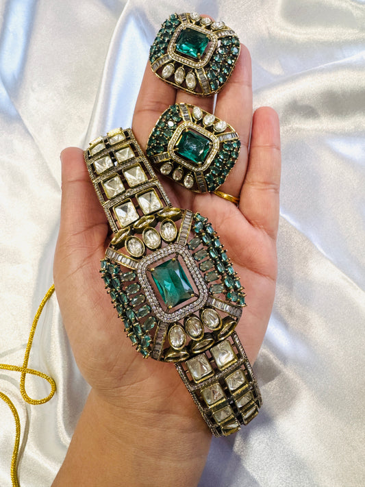 Premium moissanite chokar