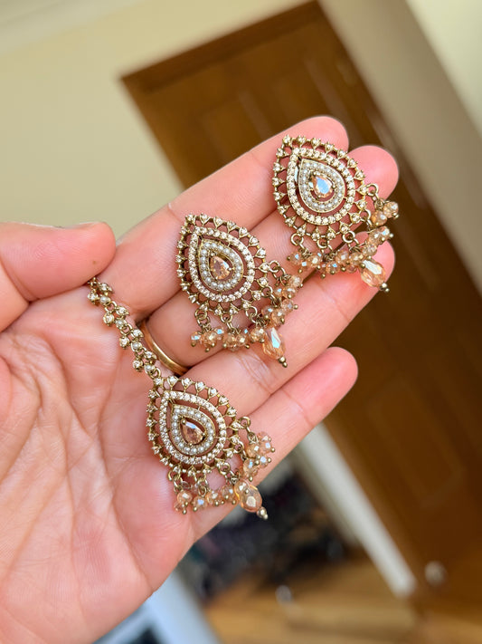 Ad earrings tikka