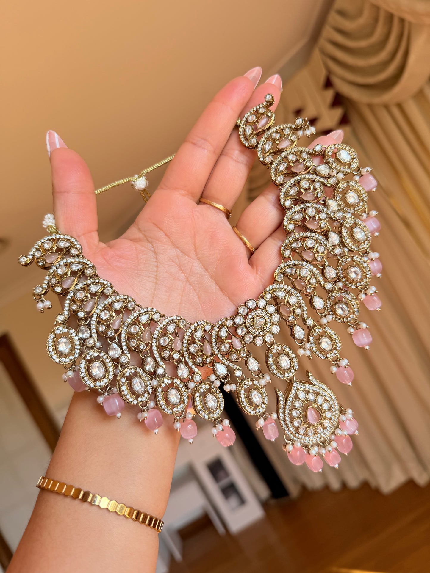 Kundan necklace set